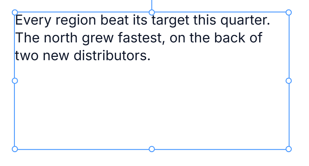 The same paragraph at the top of the box